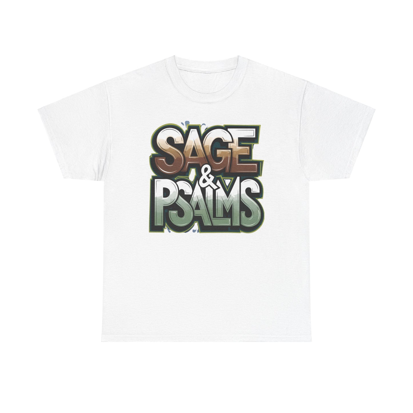 Sage & Psalms Graphic Tee | Elegant Faith-Based Apparel with Spiritual Depth