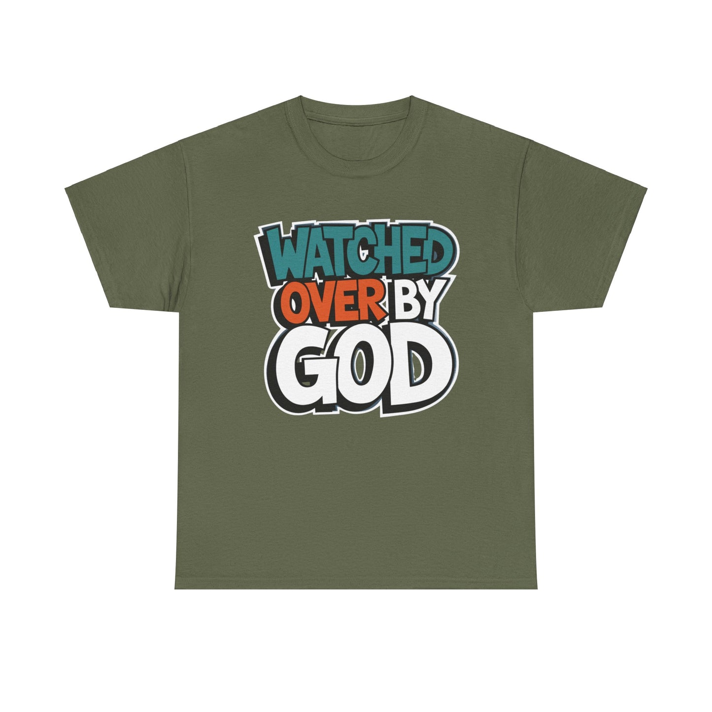 Watched Over by God Tee - Faith-Inspired Comfort Apparel