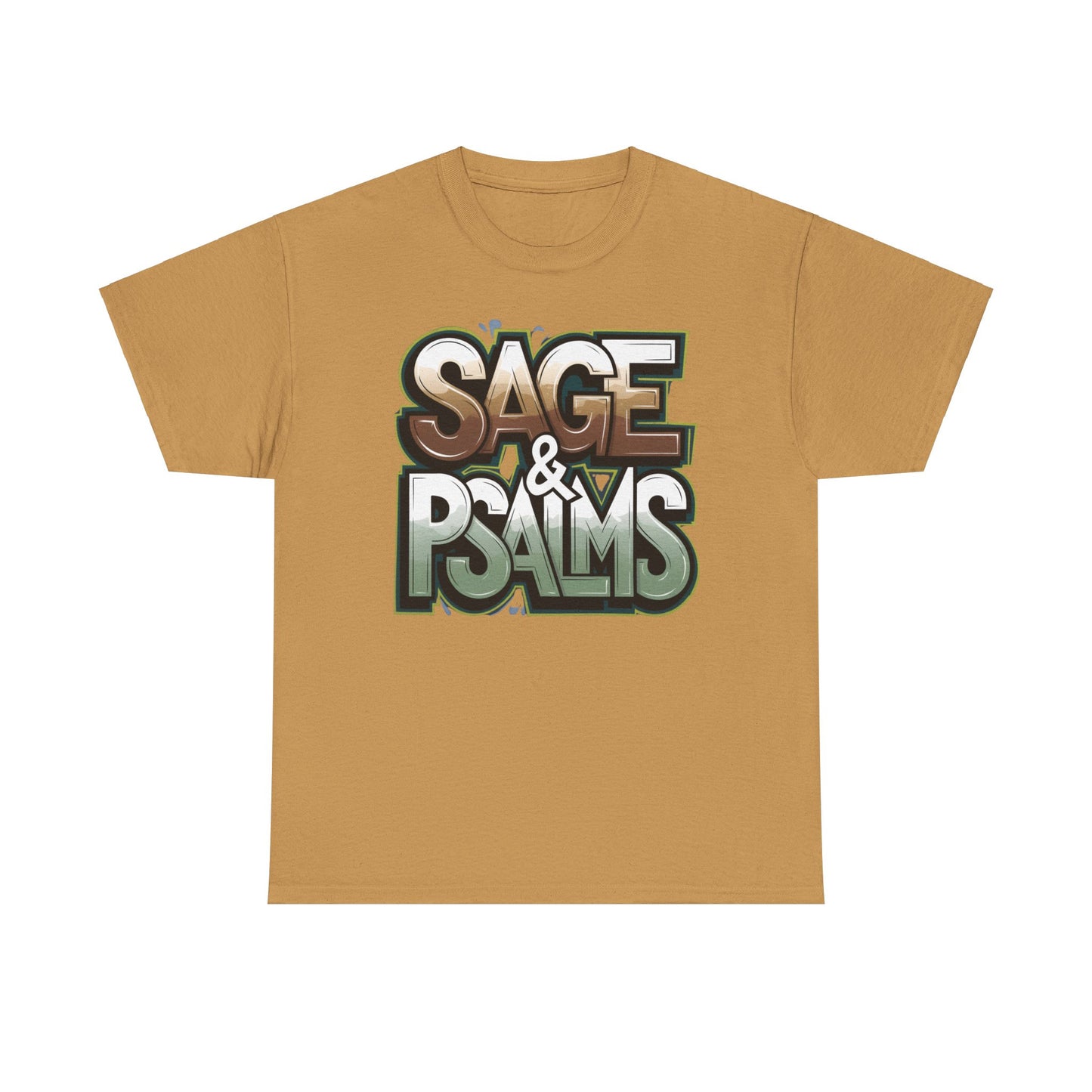 Sage & Psalms Graphic Tee | Elegant Faith-Based Apparel with Spiritual Depth