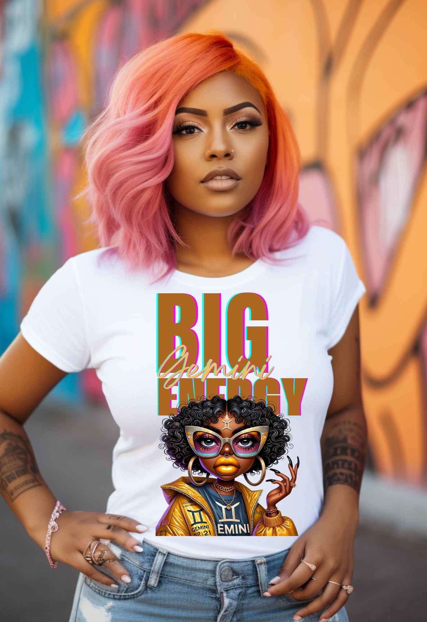 BIG Zodiac Energy Pack PNG| 12 Black Girl Magic Zodiac Designs | Melanin Zodiac Sublimation | Astrology PNGs for T-Shirts, Tumblers