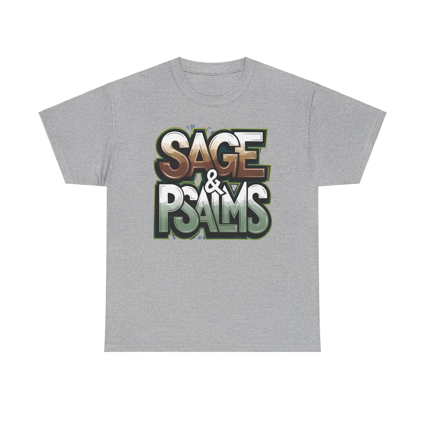 Sage & Psalms Graphic Tee | Elegant Faith-Based Apparel with Spiritual Depth