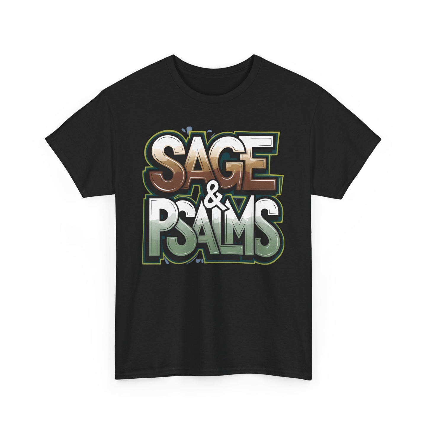 Sage & Psalms Graphic Tee | Elegant Faith-Based Apparel with Spiritual Depth