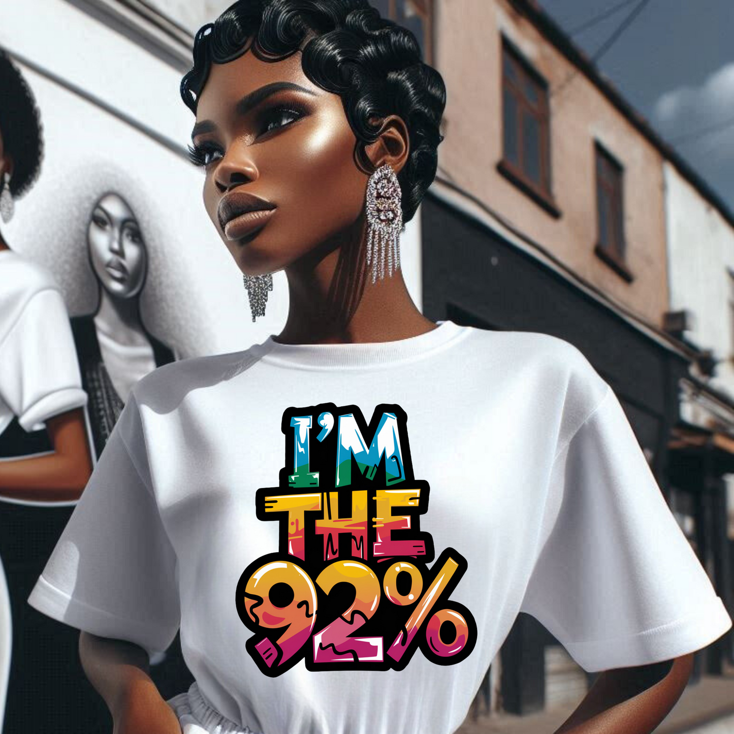 Empowered 92% Tee for Black Women Voters