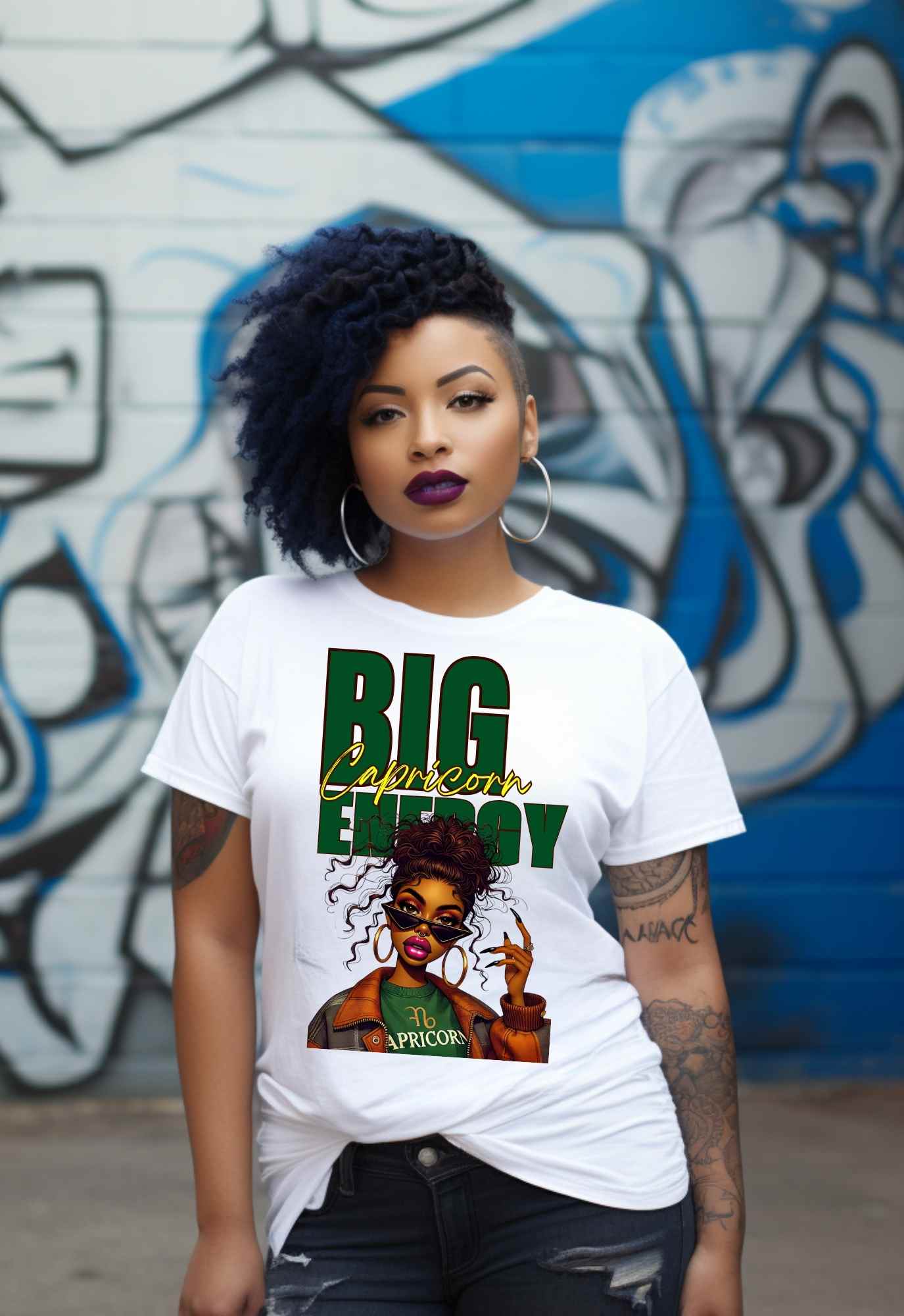 BIG Zodiac Energy Pack PNG| 12 Black Girl Magic Zodiac Designs | Melanin Zodiac Sublimation | Astrology PNGs for T-Shirts, Tumblers