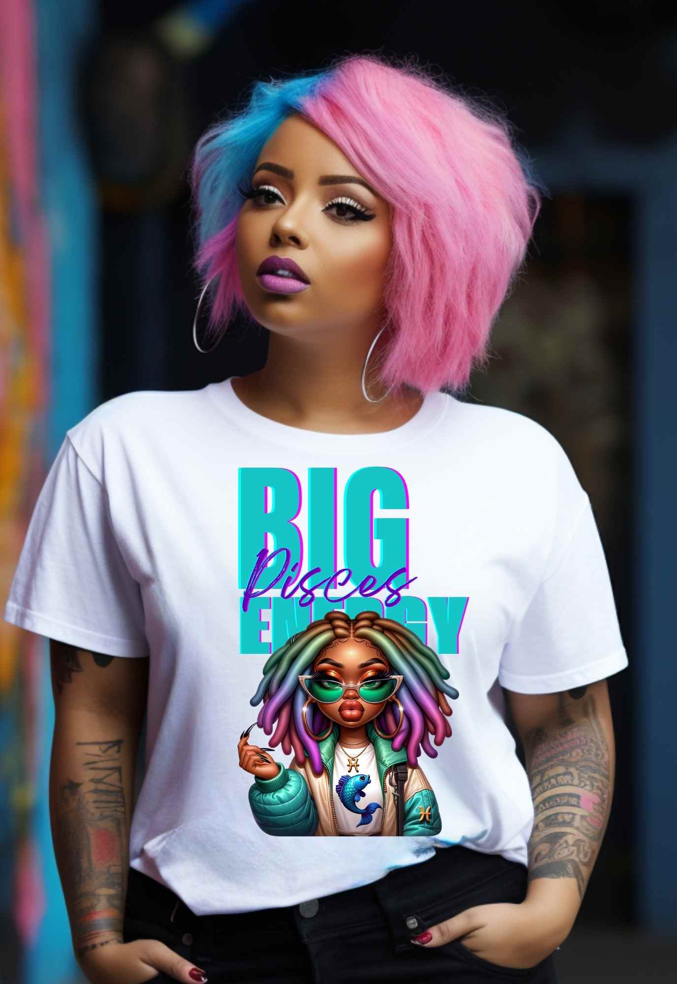 BIG Zodiac Energy Pack PNG| 12 Black Girl Magic Zodiac Designs | Melanin Zodiac Sublimation | Astrology PNGs for T-Shirts, Tumblers