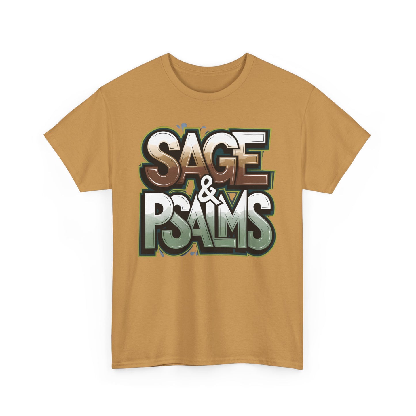 Sage & Psalms Graphic Tee | Elegant Faith-Based Apparel with Spiritual Depth