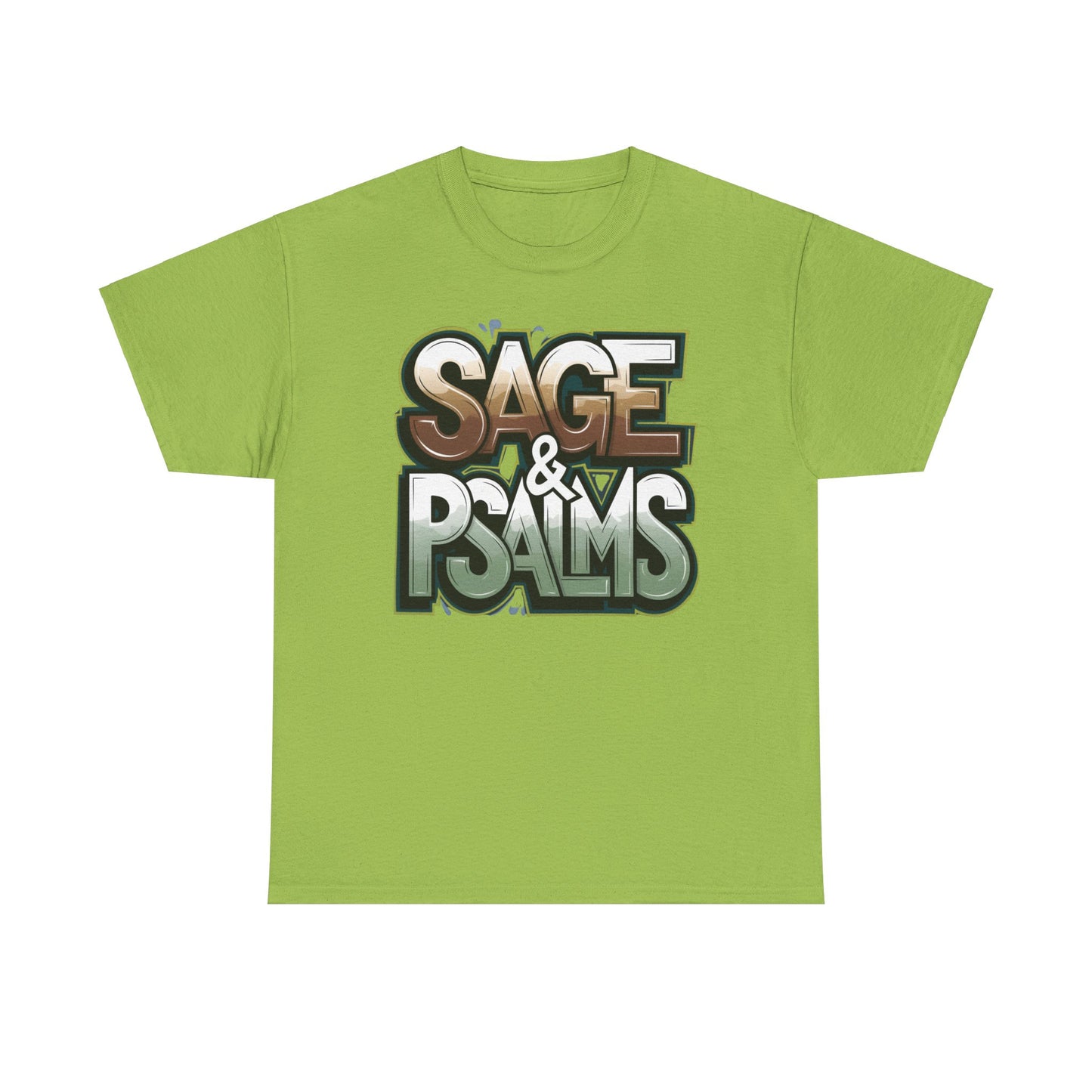 Sage & Psalms Graphic Tee | Elegant Faith-Based Apparel with Spiritual Depth