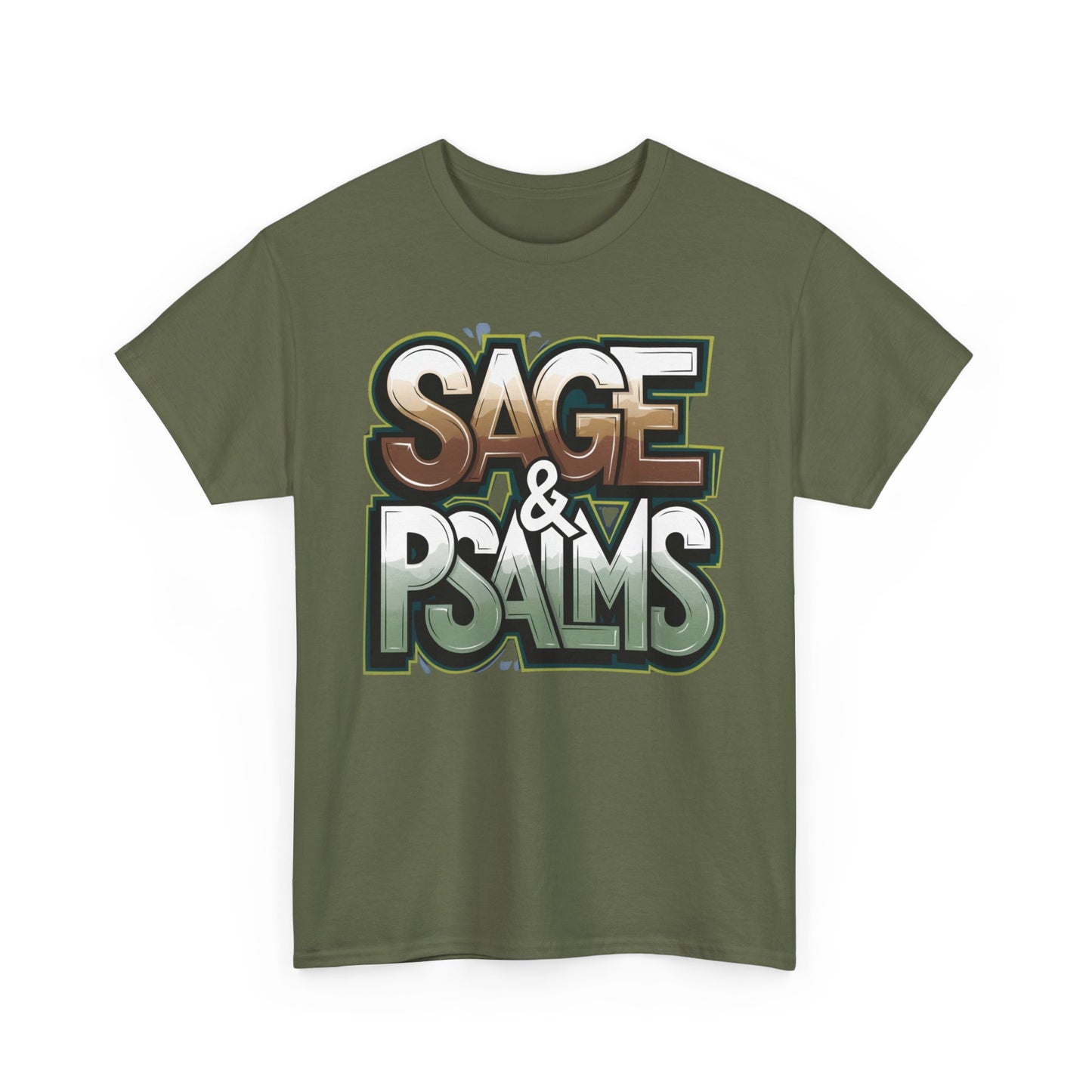 Sage & Psalms Graphic Tee | Elegant Faith-Based Apparel with Spiritual Depth