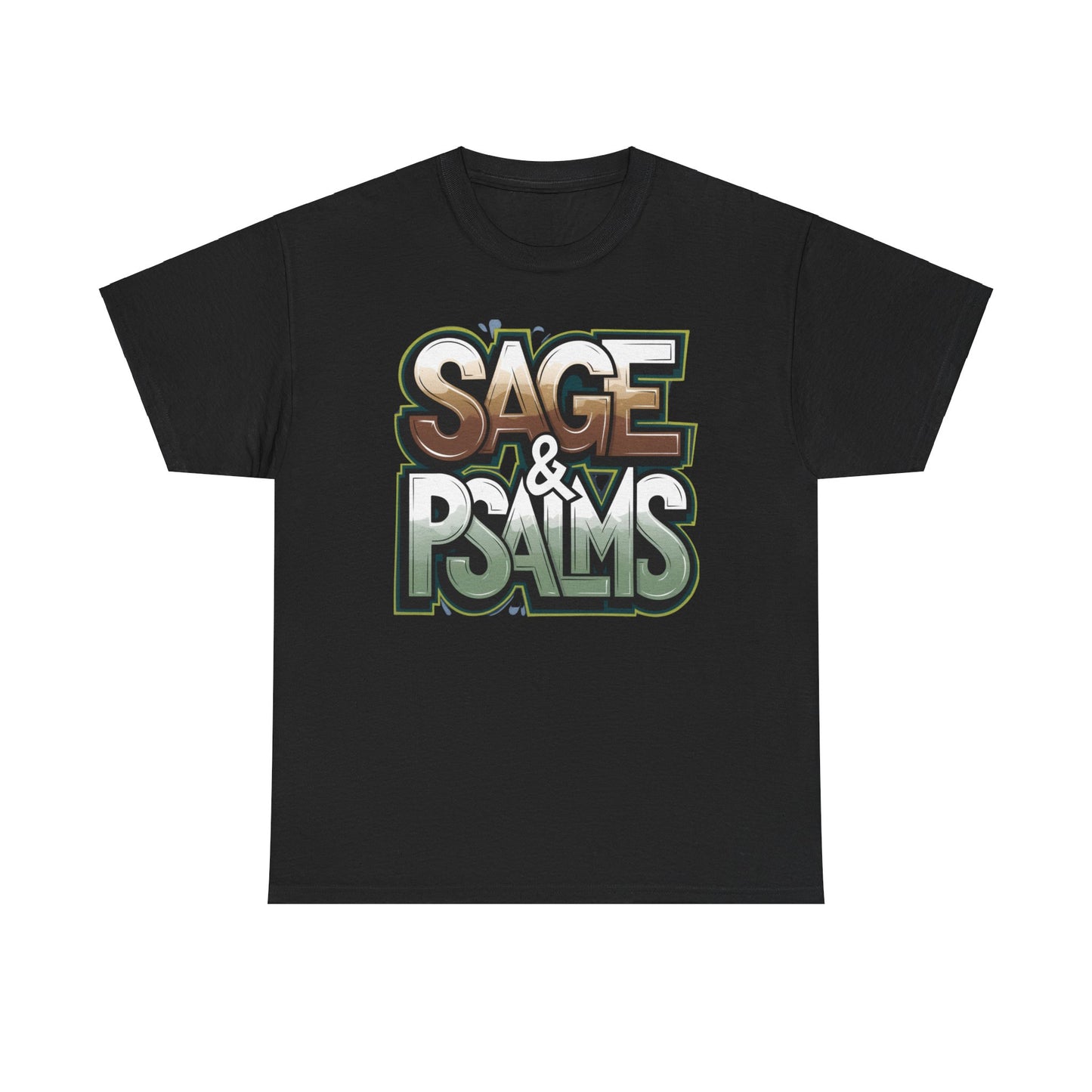 Sage & Psalms Graphic Tee | Elegant Faith-Based Apparel with Spiritual Depth