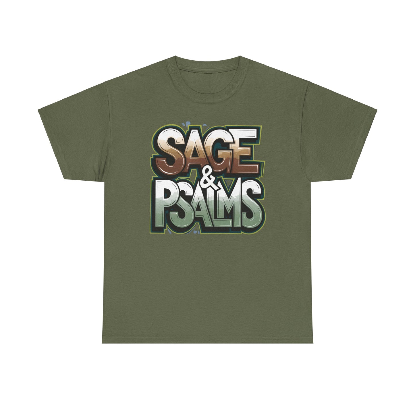 Sage & Psalms Graphic Tee | Elegant Faith-Based Apparel with Spiritual Depth