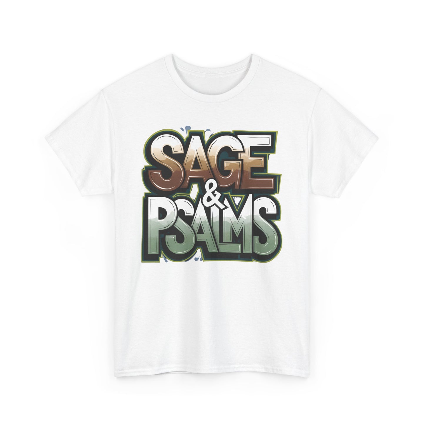 Sage & Psalms Graphic Tee | Elegant Faith-Based Apparel with Spiritual Depth