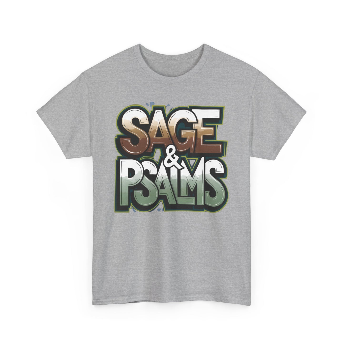 Sage & Psalms Graphic Tee | Elegant Faith-Based Apparel with Spiritual Depth