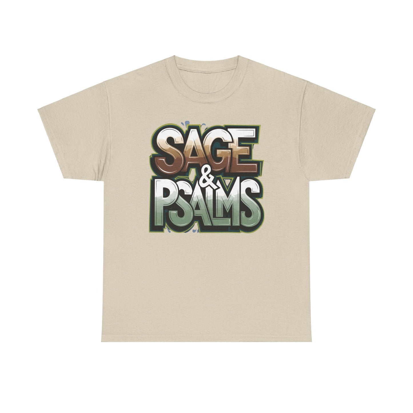 Sage & Psalms Graphic Tee | Elegant Faith-Based Apparel with Spiritual Depth